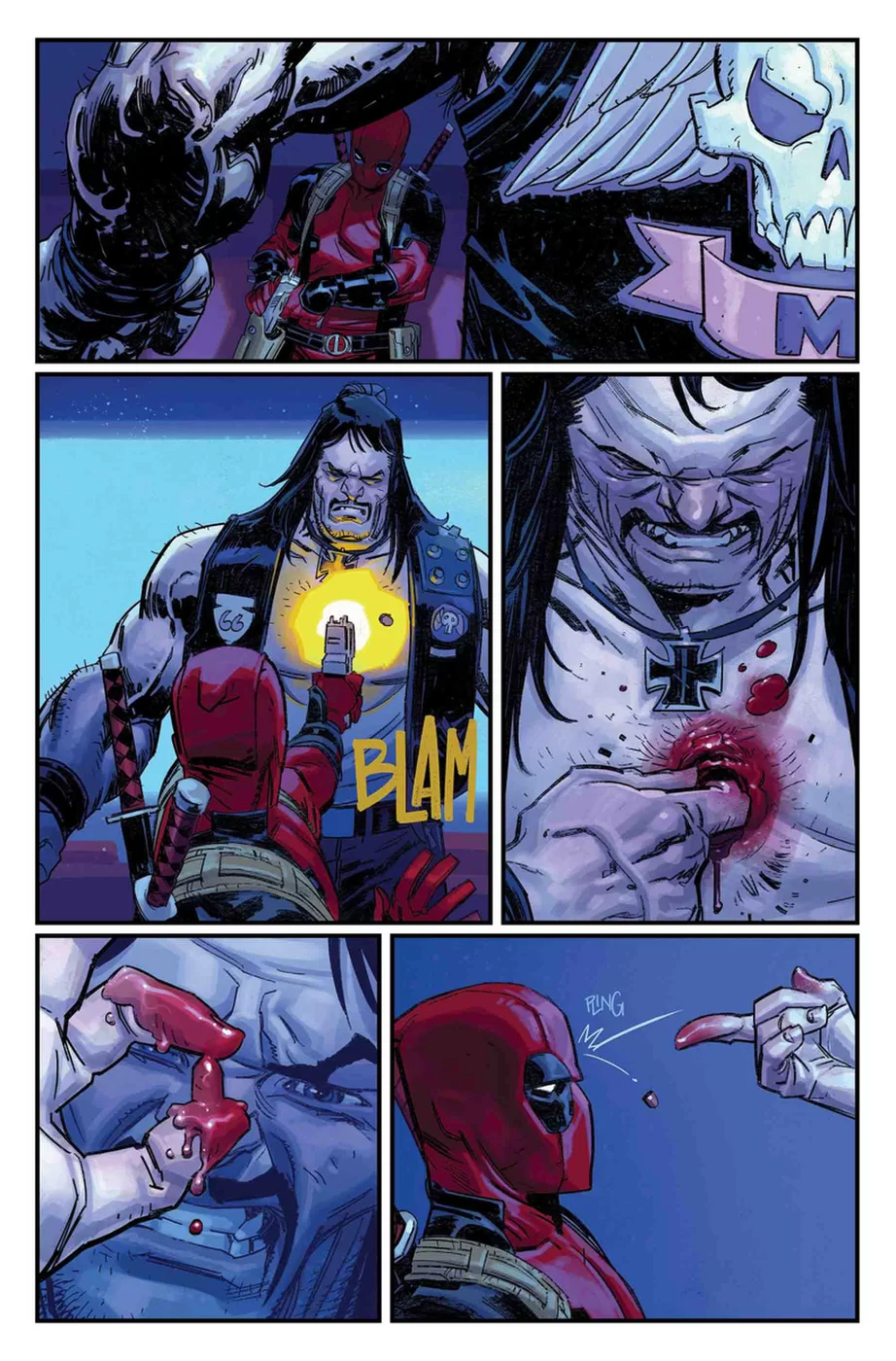 Демо-страница комикса Deadpool (2018) #1