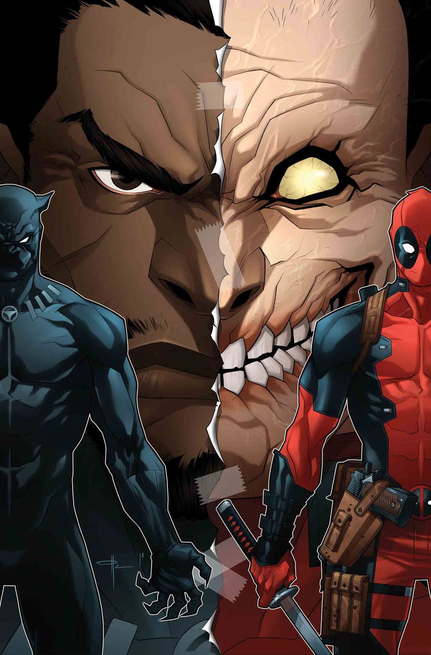 Обложка комикса Black Panther vs. Deadpool #3