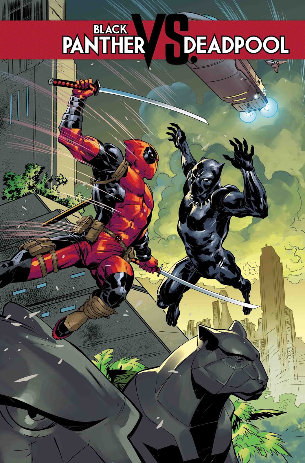 Обложка комикса Black Panther vs. Deadpool #1