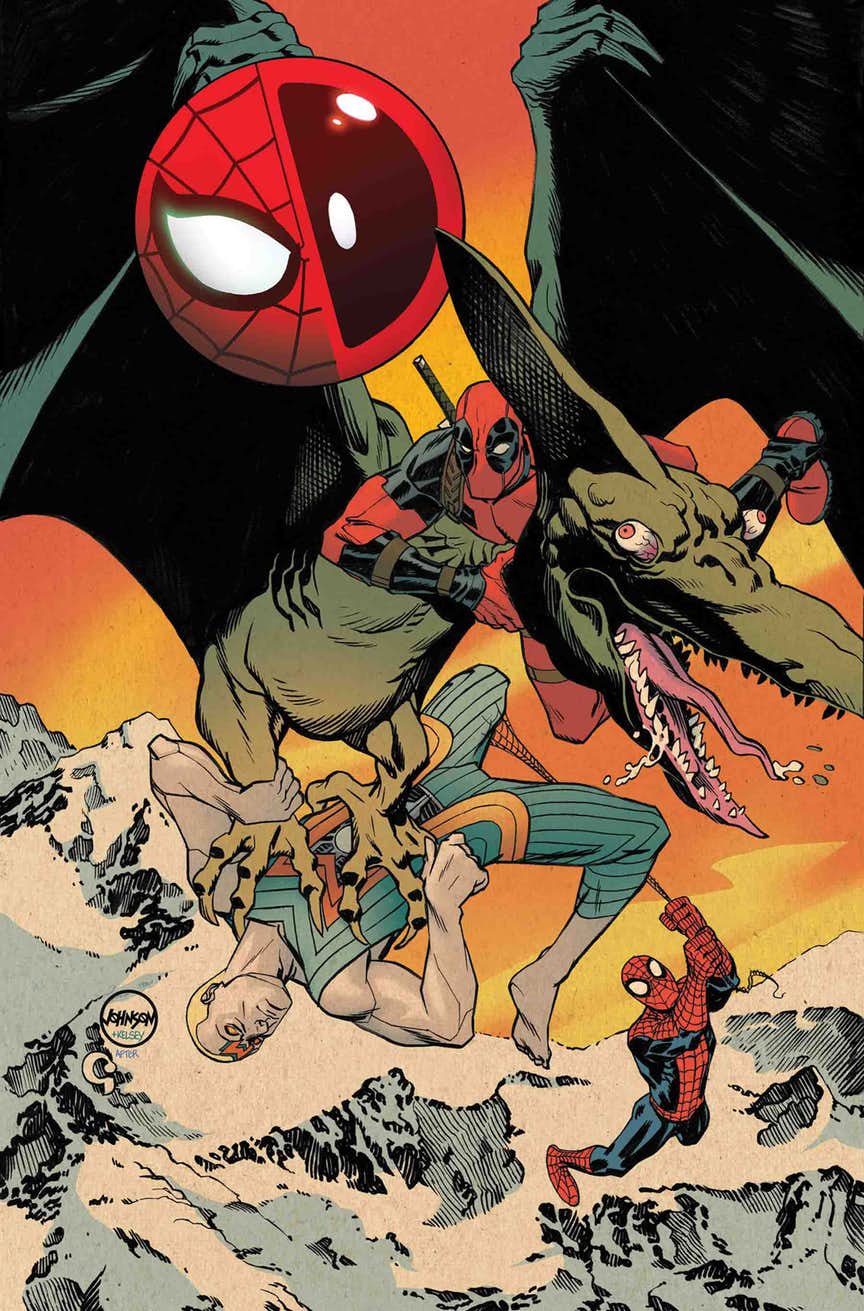 Обложка комикса Spider-Man/Deadpool #38