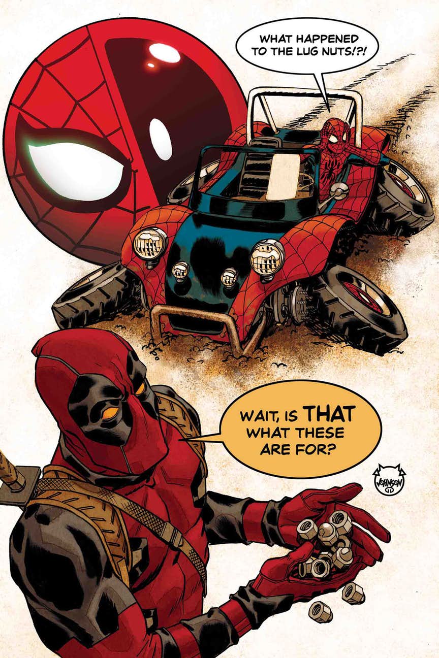 Обложка комикса Spider-Man/Deadpool #41
